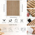 Peel and Stick Wallpaper Wood Slats Wallpaper 17.7"X78.7" Natural Wood Grating Wallpaper Removable Self Adhesive Wallpaper Wood Contact Paper for ...