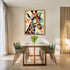 Posterizer 1 pcs-maximalist cute giraffe with retro background 1-Art for Animal Lovers-GIft for Men Women Teens-Decor for Home & Office- unframed ...