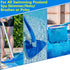 12Pcs Pool Pole Clips-Stainless Steel Pool Attachment V-Clip-Universal Butterfly Pool Clip for Pool Telescopic Rod,Swimming Pool Spa Brush,Leaf Sk...
