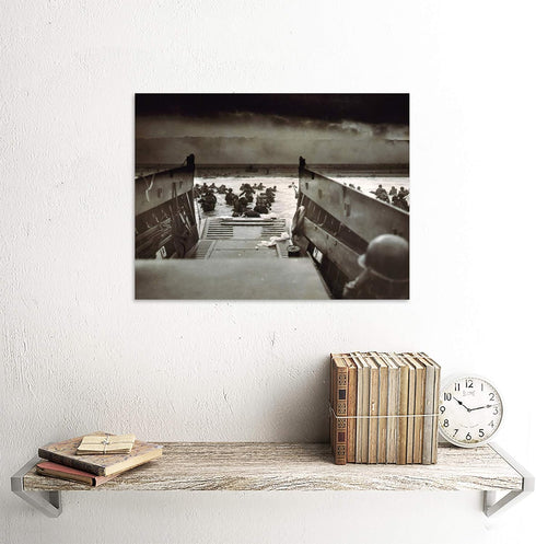 Wee Blue Coo War Military History D Day Landing Normandy Wwii Unframed Wall Art Print Poster Home Decor Premium...