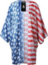 4th of July Women's American Flag Print Kimono Cover Up Tops Shirt Patriotic Cardigan (one Size, Picture Color)...