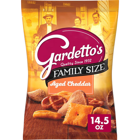 Gardetto's Aged Cheddar Snack Mix Family Size, 14.5 OZ...