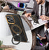 for iPhone 13/14 Case with Magnetic Invisible Ring Stand Leather Business Phone Case Compatible with Magsafe Shockproof Protection Classic Luxury ...