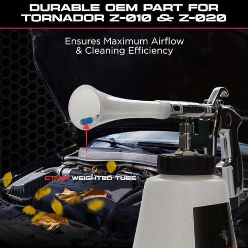 Tornador CT-101 Weighted Tube Assembly | OEM Replacement for Z-010 Classic & Z-014 Blow Out Tools | Boosts Suction & Cleaning Flow | Durable, Easy...
