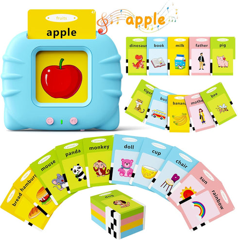 bravokids Toddler Toys Talking Flash Cards for 1 2 3 4 5 6 Year Old Boys and Girls, Autism Sensory Toys for Autistic Children, 224 Sight Words Spe...