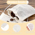 30Pcs Cotton Empty Tea Bags Muslin Bags Natural Unbleached Sachet Bags Spice Bags for Cooking Bone Broth Brew Gravy Filters(4 x 3 Inches)...