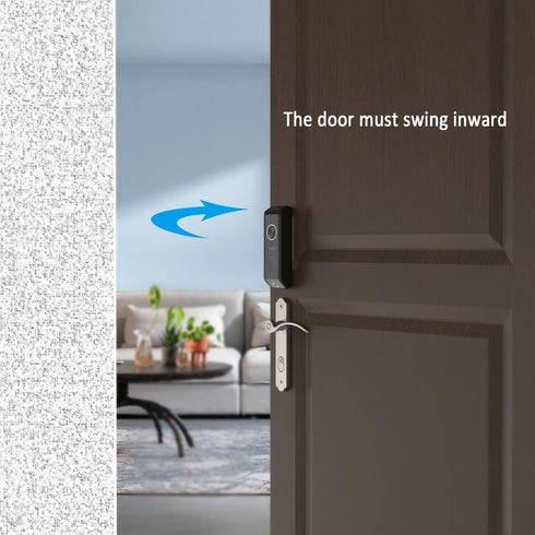 Anti-Theft Doorbell Door Mount Compatible with eufy Doorbell S330 (T8213) (Battery-Powered),Metal Mount Made of High-Hardness Stainless Steel,No D...