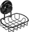 Suction Soap Dish with Hooks - Super Powerful Vacuum Suction Cup Shower Soap Holder - Rustproof Stainless Steel SS304 Soap Basket - Sponge Holder ...