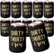 Dirty Thirty Crew Can Coolers Set of 12, Dirty 30 Birthday Decorations for Him and Her - 30th Birthday Party Favors, Party Favors for Women and Me...