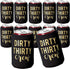 Dirty Thirty Crew Can Coolers Set of 12, Dirty 30 Birthday Decorations for Him and Her - 30th Birthday Party Favors, Party Favors for Women and Me...