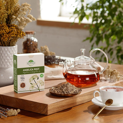 4 oz. Angelica Root Bulk Herb Herbal Tea (Angelica archangelica) - 113g Angelica Root Herb Tea Raiz de angelica...