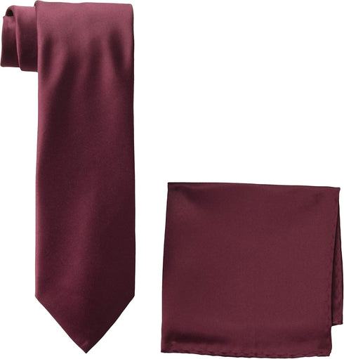 STACY ADAMS mens Classic Style Reg necktie, Burgundy, Regular US...