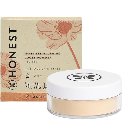 Honest Beauty Talc-Free Translucent Loose Setting Powder | Invisible, Matte Finish | EWG Verified, Vegan + Cruelty Free | .56 oz...