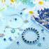 235 Pcs Evil Eye Charms Kits Includes 80 Evil Eye Beads 25 Alloy Eye Charms 80 Jewelry Making Beads 50 Crystal Spacer Bead Charms for Jewelry Maki...