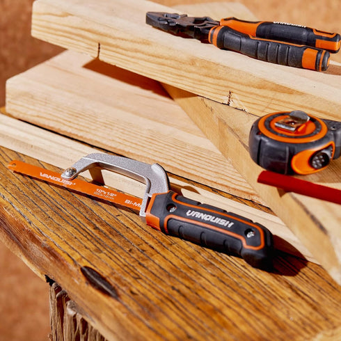 VANQUISH Aluminum Frame Mini Wood Hack Saw Metal Cutter Hand Hacksaw for Woodworking (4851)...