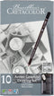 CRETACOLOR Artino Drawing Set, Artino Water-Soluble Graphite 10-Piece Set...