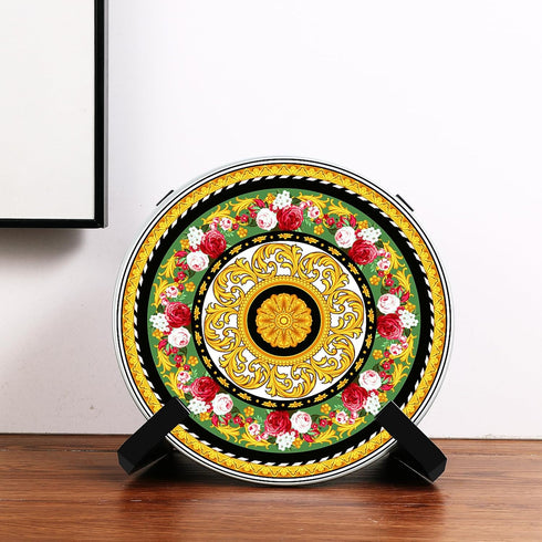 Cookbook Stand Acrylic Plate Holder for Display Picture Frame Stand 6.5 Inch Black Display Stand for Photos Frame, Books, Plates, Artwork, Records...