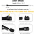 Nylon Tactical Military Men Belt Webbing Canvas Web Belts with Plastic Buckle No Metal Nickel Free, 2 Pack...