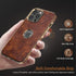 LOHASIC for iPhone 13 Pro Max Case, Vintage Leather Thin Slim Luxury PU Soft Flexible Bumper Non-Slip Grip Anti-Scratch Protective Cover Phone Cas...
