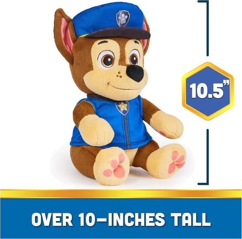 Paw Patrol, Bedtime Plush Chase, 10-Inch Stuffed Animal with Reversible Outfit, Kids Toys for Boys & Girls Ages 3 and Up...