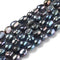 Beadthoven 45pcs/strand Natural Freshwater Pearl Beads 6-8mm Colorful Irregular Nuggets Pearl Beads Oval Rice Loose Spacers for DIY Necklace Brace...