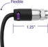 Mediabridge™ Coaxial Cable (3 Feet) with F-Male Connectors – Dual Shielded - Flex Series - Digital Audio/Video Cable - Black - (Part# CJ03-MBF-N1)...