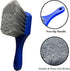 Wheel & Tire Brush for Car Rim, Soft Bristle Car Wash Brush, Cleans Tires & Releases Dirt and Road Grime, Short Handle for Easy Scrubbing Blue...