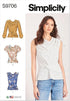 Simplicity Misses' Tops Sewing Pattern Kit, Code S9706, Sizes 8-10-12-14-16, Multicolor...