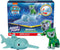 Paw Patrol, Aqua Pups Rocky and Sawfish Action Figures Set, Kids Toys for Ages 3 and up...