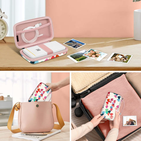 Fintie Protective Case for Kodak Step/Kodak Mini 2 HD/Kodak PRINTOMATIC/Kodak Smile Camera & Printer - Shockproof Hard Shell Carrying Case with In...