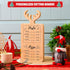 Bamboo Cutting Board with Antler Handle Christmas Wooden Serving Board Bamboo Wood Cheese Charcuterie Board Decorative Carving Cutting Board for H...