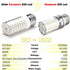 ALIDE E26 100W Replacement LED Candelabra Corn Bulbs,6000K Bright Daylight White,E26/E27 12W LED Light Bulbs 1200LM for Ceiling Fan Chandelier Pen...