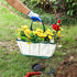 ChengHao Garden Tool Bag & Gardening Bag, Garden Tool Organizer with 8 Gardening Tool Storage Pockets16.9" x 5.1" x 10"(Tools NOT Included)?wh0000...