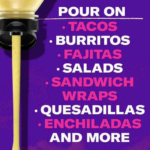 Taco Bell Creamy Avocado Ranch Sauce, 12 ounce...