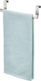 iDesign Axis Curved Over-the-Cabinet Kitchen Bar Holder for Dish and Hand Towels, Pot Holders, 9.75" x 2.75" x 2.5" - Brushed Stainless Steel...