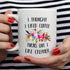 YouNique Designs I Thought I Liked Coffee Turns Out I Like Creamer Mug, 11 Ounces, Funny Coffee Mug for Coworker, Sister, Office Mug (White)...