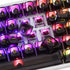 Fogruaden 61 Keys Black Clear Keycap Set, OSA Profile Transparent PC Material Keycaps, Only Compatiable 61 Key Cherry Gateron MX Switches Mechanic...
