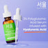 SeoulCeuticals Organic Polyglutamic Acid Serum - Korean Skin Care + Hyaluronic Acid + Centella Asiatica - K Beauty Anti Aging - Healthy Glowing Sk...