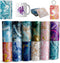 Sublimation Transfer Ink Sheets-Watercolor Marble Sublimation Paper,Transfer Paper for DIY Key Chain T-Shirts,12 pcs/Set, 12"x4.5"...