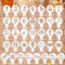 36pcs Cookie Stencils, 36 Styles Cookie Decorating Stencils Reusable Happy Birthday Cake Stencil Templates for Cookies Baking Painting Dessert Dec...