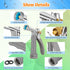 AUTOMAN Full Size Garden Hose Nozzle, High Pressure Pistol Grip Water Nozzle Sprayer with Threaded Front, Adjustable Spray Water Flow for Washing ...