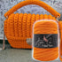 Ann G Premium T-Shirt Yarn, Super Soft Polyester, 300+ Feet, Durable, Non-Pilling, Consistent Color, Elastic (Orange)...