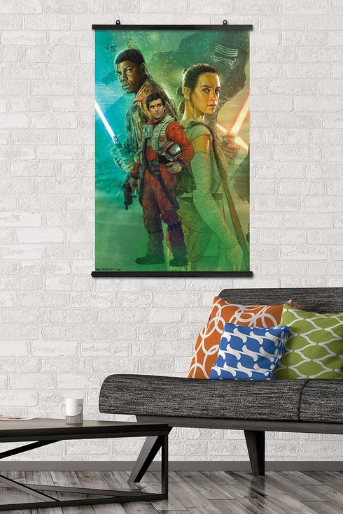 Trends International Star Wars: The Force Awakens - Celebration Mural Wall Poster, 22.375" x 34", Premium Poster & Clip Bundle...