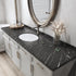 LACHEERY Thick Black Marble Contact Paper for Countertops Waterproof Black Marble Countertop Peel and Stick Matte Marble Wall Paper Kitchen Counte...