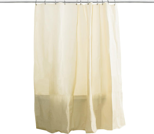 Splash Home Vinyl Shower Liner, Lightweight,12 Holes, 70” W x 72” H, Waterproof-Beige...