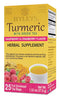 Hyleys Turmeric Tea - Raspberry & Cranberry Flavors - 25 Tea Bags - Wellness Herbal Supplement Green Tea...