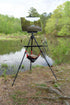 Soho Urban Artist Stone Bag for Tripod or Easel - Weight Bag, Hammock Boom Anchor - Black with Red Trim...