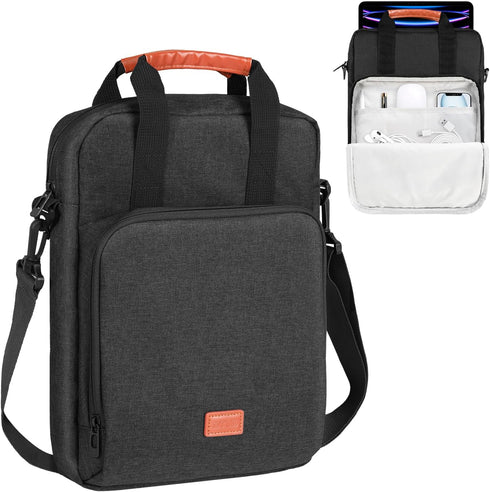 DTTO 12.9-13 Inch Tablet Sleeve Bag with Shoulder Strap, Double Handle Case Fits iPad Air 13-inch M2 / iPad Pro 13-inch M4 2024, iPad Pro 12.9-inc...