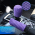 3 PCS Car Gear Shift Knob Cover & Handbrake Cover & Steering Wheel Cover, Anti-Slip Breathable Comfortable Handbrake Gear Shift and Steering Wheel...