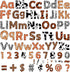 266 Pcs Animal Prints Letters Cutout Safari Classroom Decorations Letters Letter and Number Combo Pack Set for Kids Bulletin Board Display Home Sc...